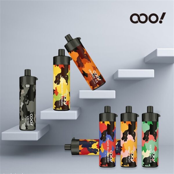 OOO! DL/DTL POD desechable Vape 12000 Puffs 20ml/15ml recargable, flujo de aire ajustable España