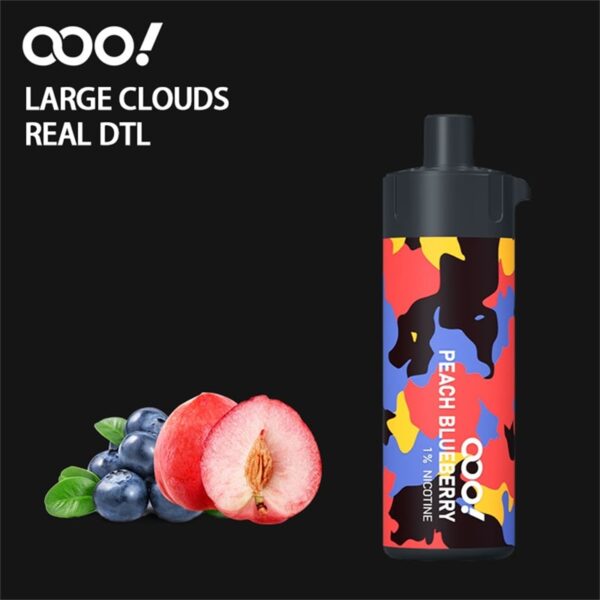 OOO! DL/DTL POD desechable Vape 12000 Puffs 20ml/15ml recargable, flujo de aire ajustable España